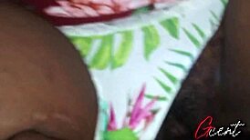 big black guy finishes with my tight little pussy