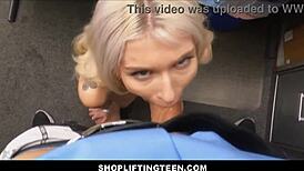 teen 18+ shoplifter caught by guard after strip search - emma rosie