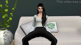 Mila Kunis Rides Elvis Presley In Simporn