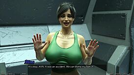 Stranded in Space 41: Shy Emo Girl Seeks Dating Help with Curvy Outfit