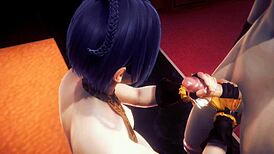 hey, wanna see xianglin's uncensored handjob and anal in genshin impact hentai?