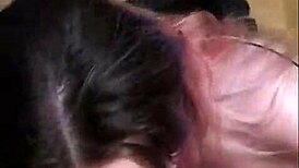 My crazy stepsister kept my dick in her mouth all day touring her apartment