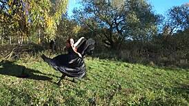 Dance of leylakh 2 features mature woman in bikini and lingerie outdoors