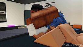 He has an awesome crib