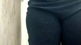 Indian Step Sister Gets Bathroom Ass Fucking by Mature Teen