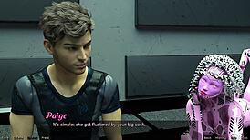 Stranded in Space 41: Shy Emo Girl Seeks Dating Help with Curvy Outfit