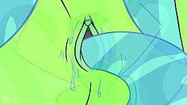 Peridot's new botany class in cartoon parody