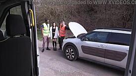 Emily Pink Endures Rough Double Penetration