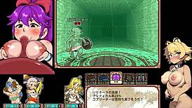 anime hentai game with dungeon exploration and suggestive sex scenes