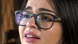 busty tied latina got her ass and pussy whipped, i felt every scream