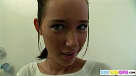 Brookeskye Rips Clothes in Striptease Orgasm