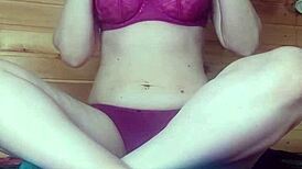 I, uh, sweet blonde girl in mask, I masturbate my wet pussy with vibrator till intense orgasm, oops