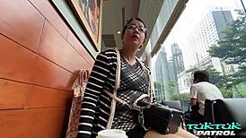 Tuktukpatrol plump big booty asian takes it all