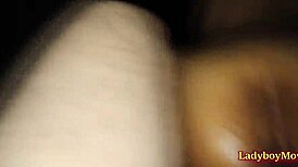 passionate oral threesome with two thai ladyboys, feeling so aroused