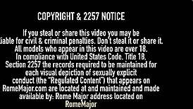 All natural Nadia Noja's tight pussy gets stuffed by Rome Major in wet, bent over action.