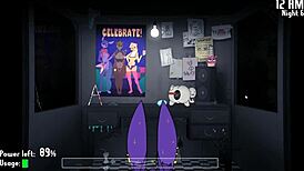 Five Nights at Fuzzboobs Hentai Game Episode Phone Guy Misadventure