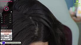 Darsy performs a solo show on web chat