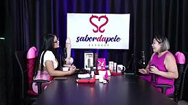 na pandemia tiveram bastante vibradores com controle à distância e o anel peniano - luciana sabor da pele sexshop sheer red