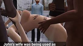 Innocent Wife Gangbanged By Bbc While Husband Watches