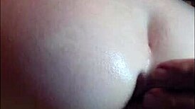 irish lass bent over for husband’s anal and pussy play