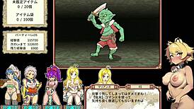 anime hentai game with dungeon exploration and suggestive sex scenes