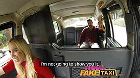 Female Fake Taxi Builder Cheats with Black Guy