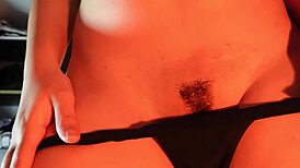 Neighbor Shows Pussy in Close-Up Reality Scene