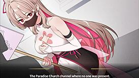 magical levantia channel saves subs in outdoor bondage game