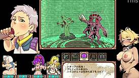 anime hentai game with dungeon exploration and suggestive sex scenes