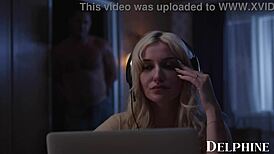 delphine films - sexy blonde skye blue has explosive makeup sex with her husband. ready for it?