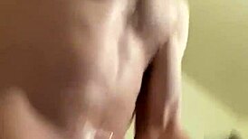 smiley bends over for oiled doggystyle fucking, hinting at intense pleasure.