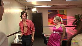 Office Dancers Turn Into Rough Group Fun With Milfs