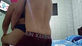 Stepbrother's Unfaithful Wife Fucked Slowly in Hotel