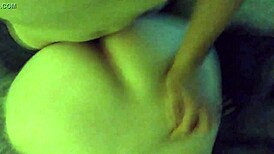 Sexy redhead takes daddy's cock with intense passion