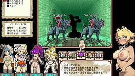 anime hentai game with dungeon exploration and suggestive sex scenes