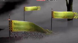 magic haircut fetish in the forest