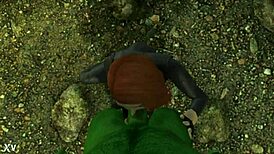 Scarlett Johansson siger: Knus mig Hulk i 3D hentai garagen