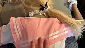 what secrets does a horny man uncover with a silicone sex doll? he pulls her away from that boring book.