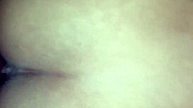 Watch this ebony redbone take backshots and squirt on big black cock?