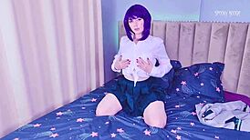 kyoka jiro from my hero academia wrecked by bwc in butthole