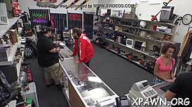 Curvy Dilettante Sucking Balls And Blowjob!