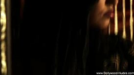 brunette dancing in india