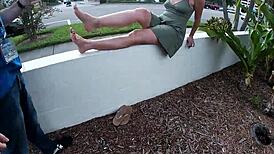 Got a foot fetish? Check out Helena Price's public worship!