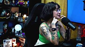 martina oliveira evaluates ruan's big dick and gets horny watching it. podcast in the shack with dirty talk and public exposure.