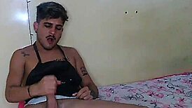 Young solo boy 21 with pink dick masturbating!