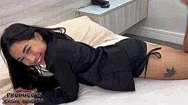 Eva perez fingers ass and masturbates swollen pussy 😈