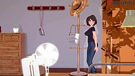 Bold POV sex with Aunt Cass Cassidy Hamada in Big Hero fantasy