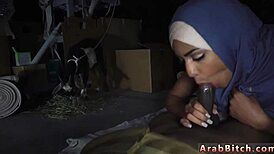 petite teen swallows after blowjob then rides dick dropping booty in military