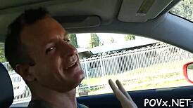 erected pecker easily manages to penetrate hairless twat