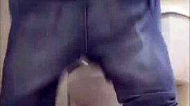 peeing sniffing my panties and humping toilets